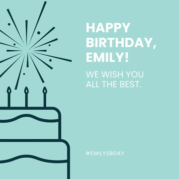 Free Birthday Animated Social Media Post Template to Edit Online