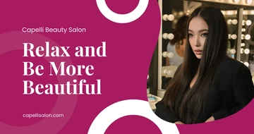 Free Beauty Salon Ad Facebook Post Template to Edit Online