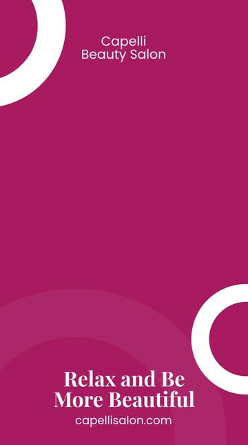 Free Beauty Salon Ad Snapchat Geofilter Template to Edit Online