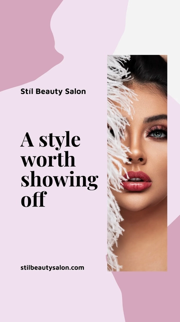 Free Creative Beauty Salon Whatsapp Post Template to Edit Online