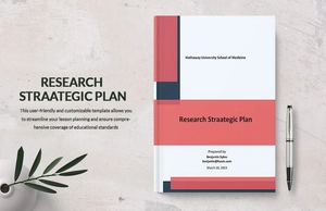 Research Strategic Plan Template Research Strategic Plan Template