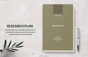 Short Research Plan Template