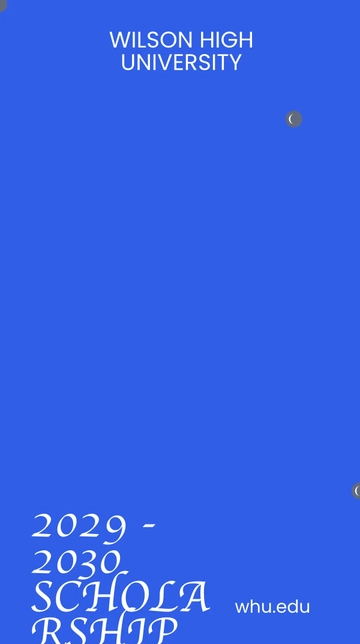 Free University Scholarship Program Snapchat Geofilter Template to Edit Online