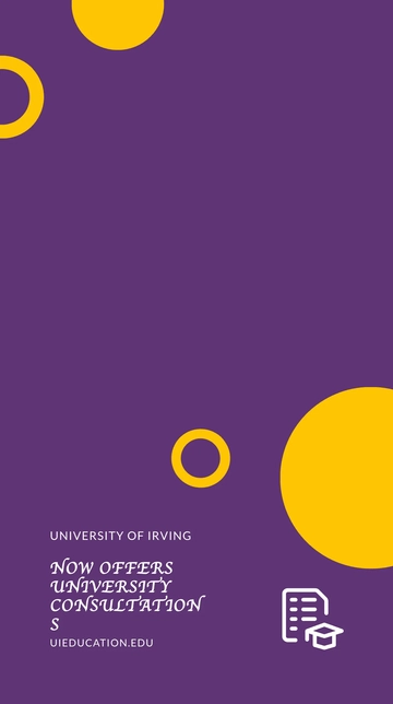 Free University Consultancy Snapchat Geofilter Template to Edit Online