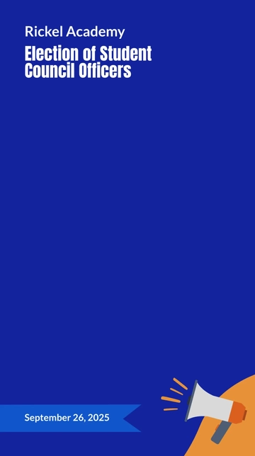 Free Student Council Election Campaign Snapchat Geofilter Template to Edit Online