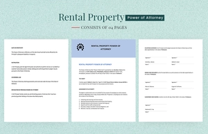 Rental Property Power of Attorney Template