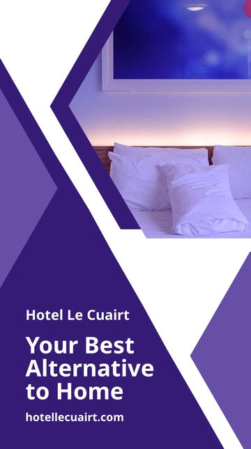 Free Hotel Advertisement Whatsapp Post Template to Edit Online