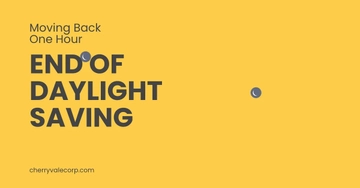 Free Daylight Saving Ends Facebook Post Template to Edit Online