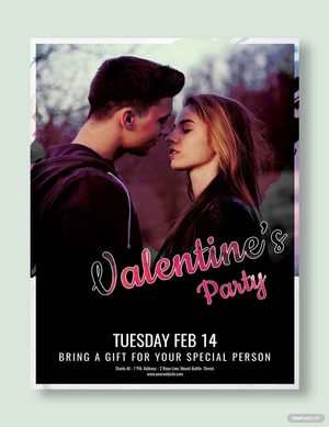 Printable Valentine's Day Poster Template