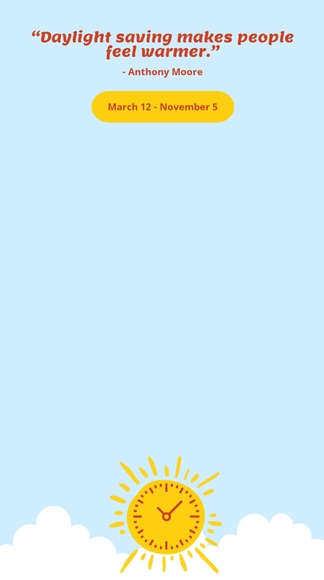 Free Daylight Saving Quote Snapchat Geofilter Template to Edit Online