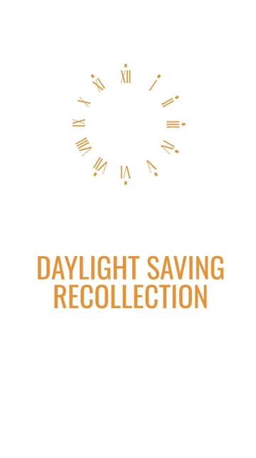 Free Daylight Saving Church Instagram Story Template to Edit Online