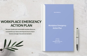Workplace Emergency Action Plan Template