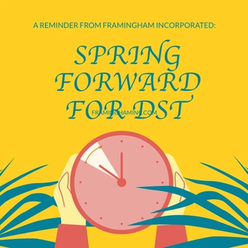 Free Business Daylight Saving Reminder Linkedin Post Template to Edit Online