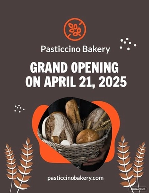 Bakery Grand Opening Flyer Template