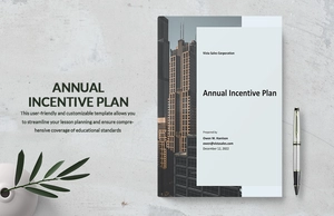 Annual Incentive Plan Template