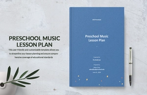 Preschool Music Lesson Plan Template