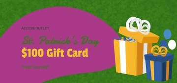 Free St. Patrick's Day Gift Card Template to Edit Online