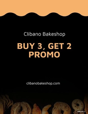 Bakery Business Promotion Flyer Template
