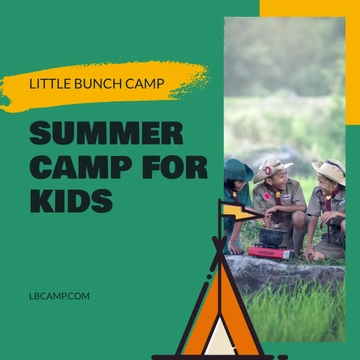 Free Kids Summer Camp Instagram Post Template to Edit Online