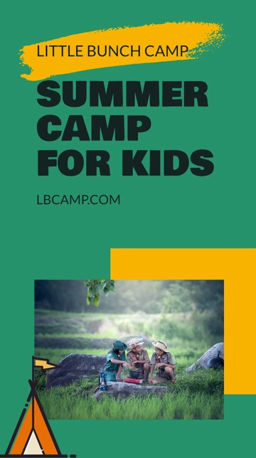 Free Kids Summer Camp Instagram Story Template to Edit Online