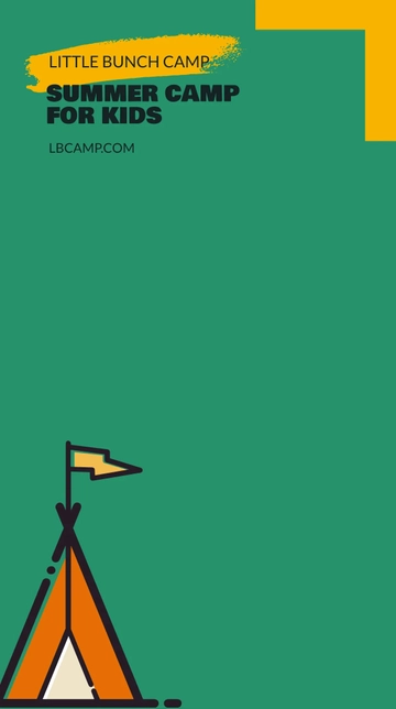 Free Kids Summer Camp Snapchat Geofilter Template to Edit Online