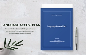 Language Access Plan Template