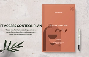 IT Access Control Plan Template