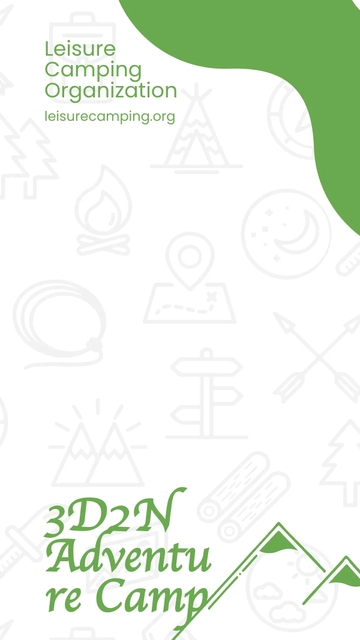 Free Adventure Camp Snapchat Geofilter Template to Edit Online