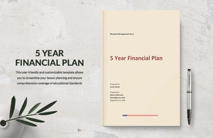 5 Year Financial Plan Template