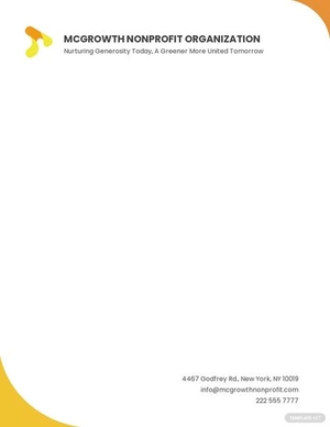 Charitable Organization Letterhead Charitable Organization Letterhead