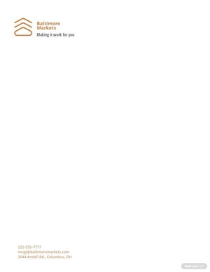 Official Statement Letterhead Template