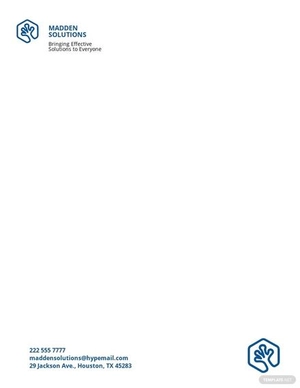 Corporate Official Letterhead Template