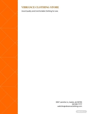 Personal Business Letterhead Template