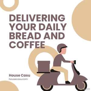 Free Cafe Delivery Instagram Post Template to Edit Online