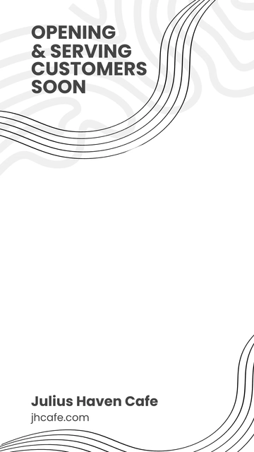 Free Cafe Opening Announcement Snapchat Geofilter Template to Edit Online