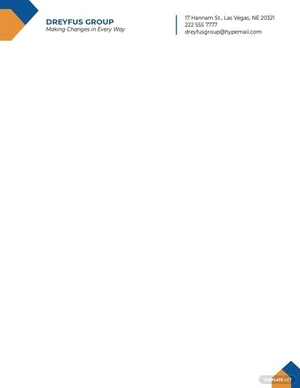 Corporate Company Letterhead Template
