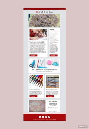 Back to school Newsletter Template