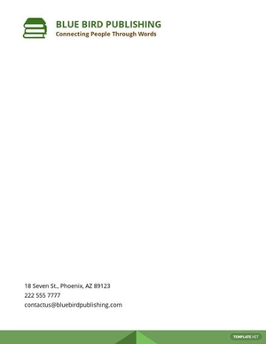 Formal Corporate Letterhead Template
