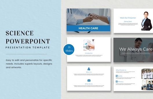 Science Powerpoint Presentation Template
