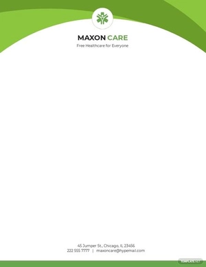 Non Profit Services Letterhead Template