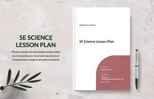 5E Science Lesson Plan Template