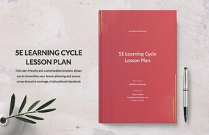 5E Learning Cycle Lesson Plan Template