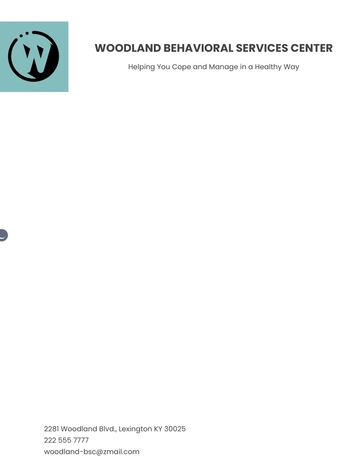 Free Behavioral Counseling Letterhead Template to Edit Online