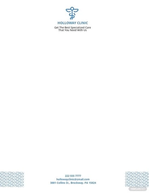 Medical Practice Letterhead Template
