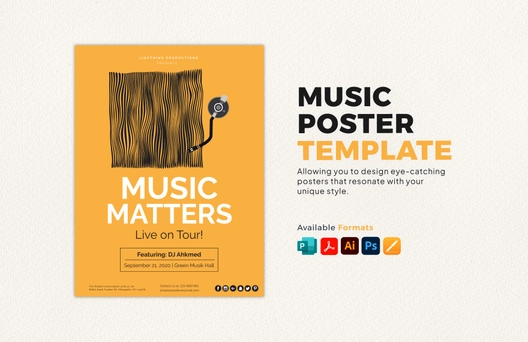 Music Poster Template
