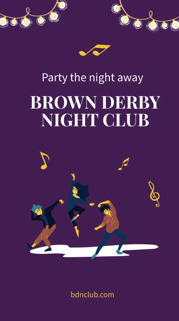 Free Night Club Whatsapp Post Template to Edit Online