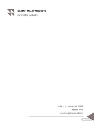 Employment Contract Letterhead Template