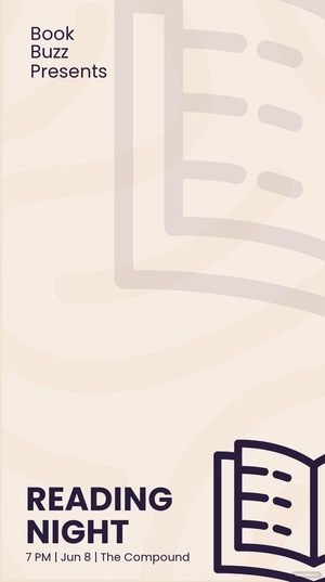 Free Book Club Snapchat Geofilter Template to Edit Online