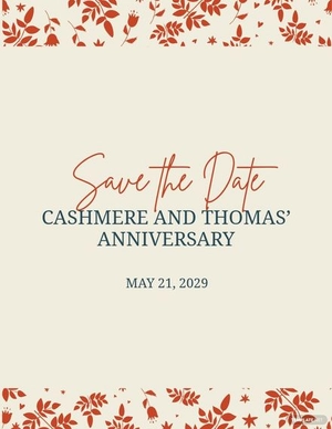 Save The Date Invitation Flyer Template