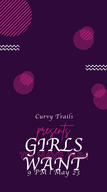 Free Girls Night Club Snapchat Geofilter Template to Edit Online